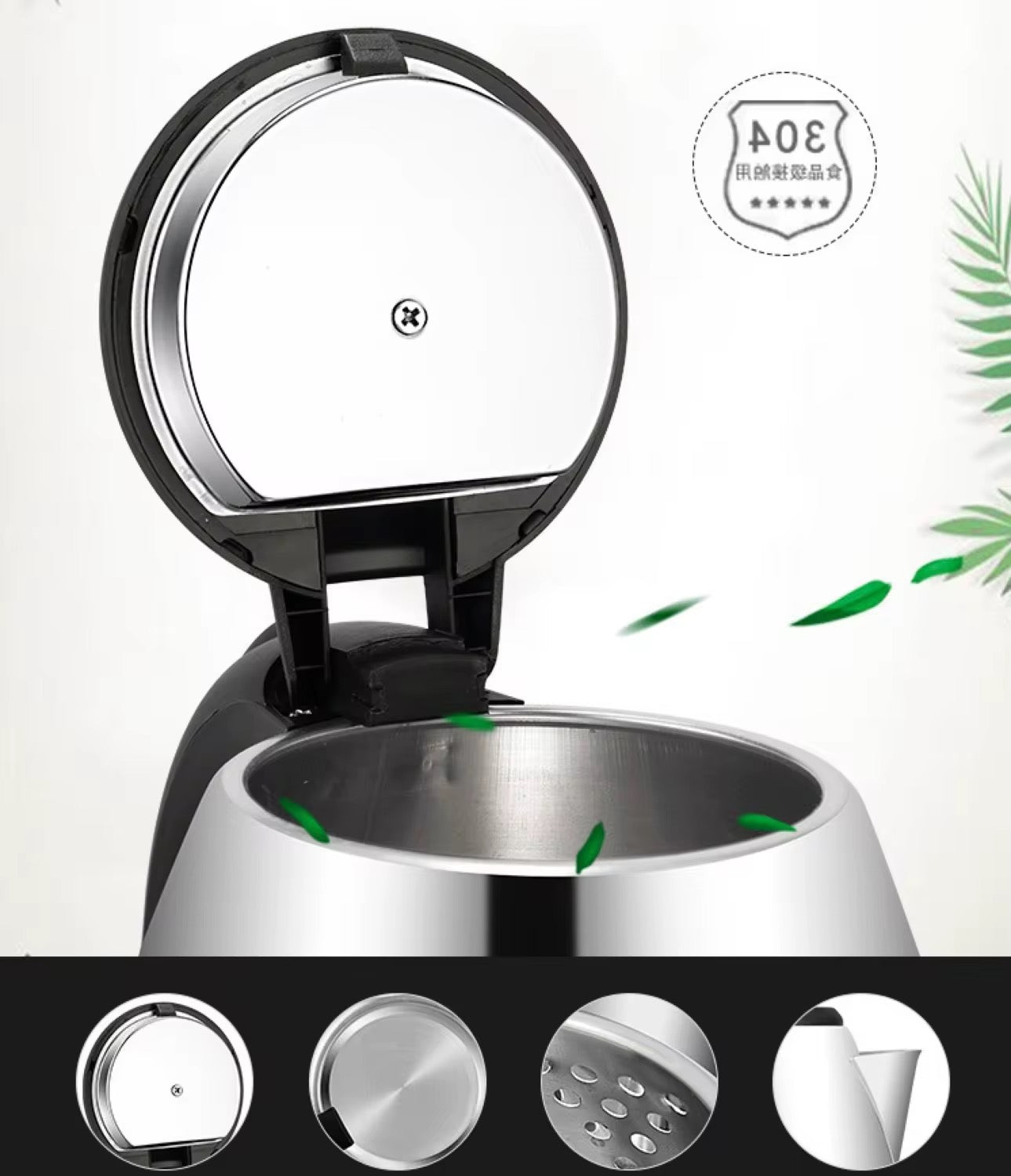 Ce chauffe-eau électrique est doté d'une technologie intégrée d'ébullition à sec qui s'éteint automatiquement lorsqu'il n'y a pas d'eau dans la ...